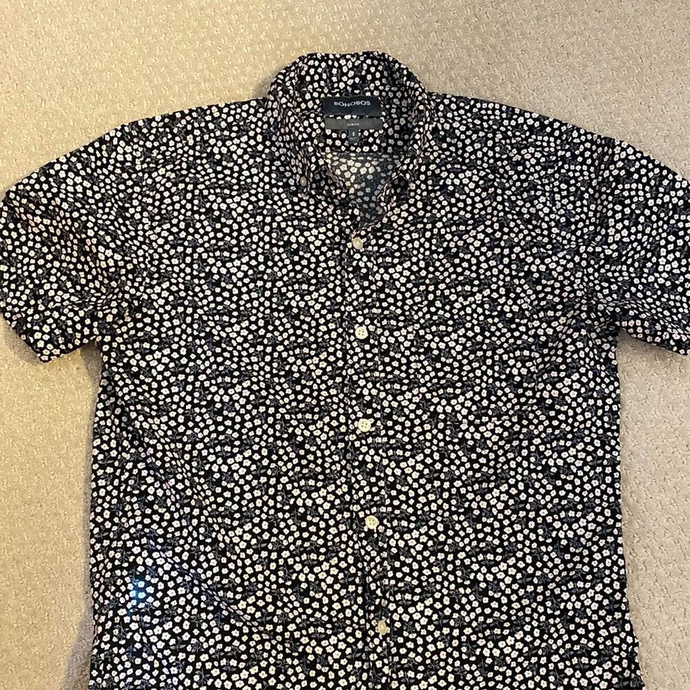 Bonobos Slim Fit Riviera Shirt — Size Small